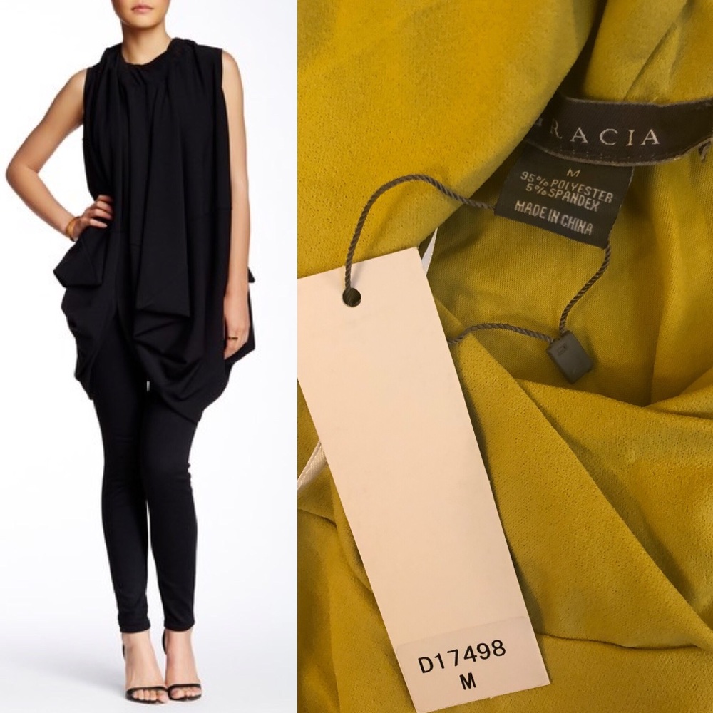 🦋Gracia New York Draped Dress Tunic🦋